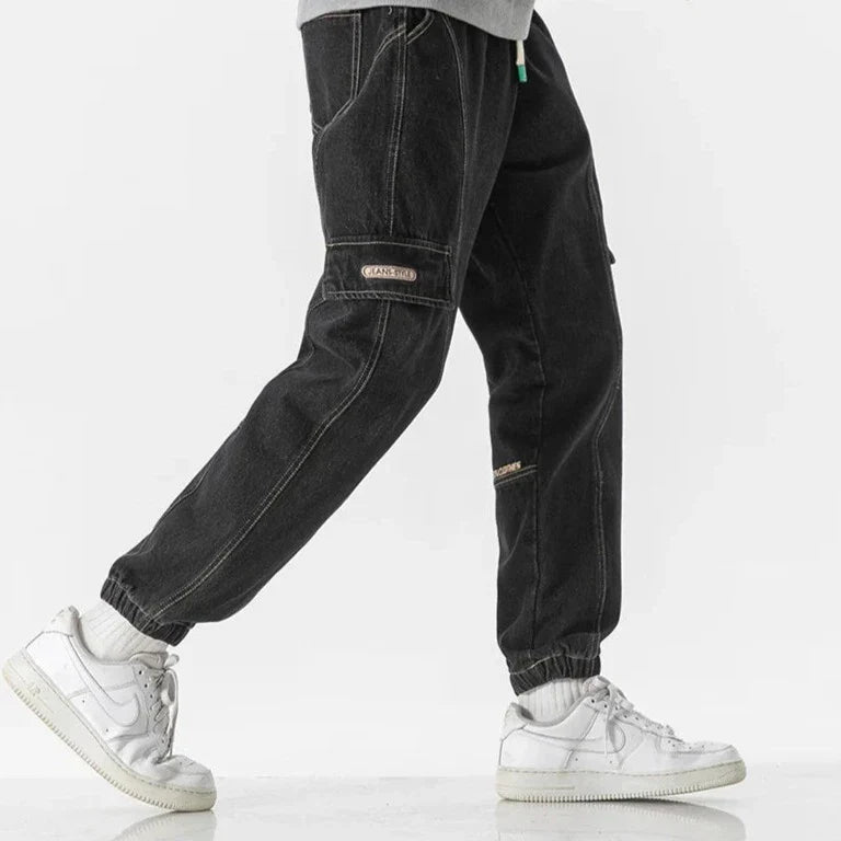 JOGGERS CARGO EN DENIM