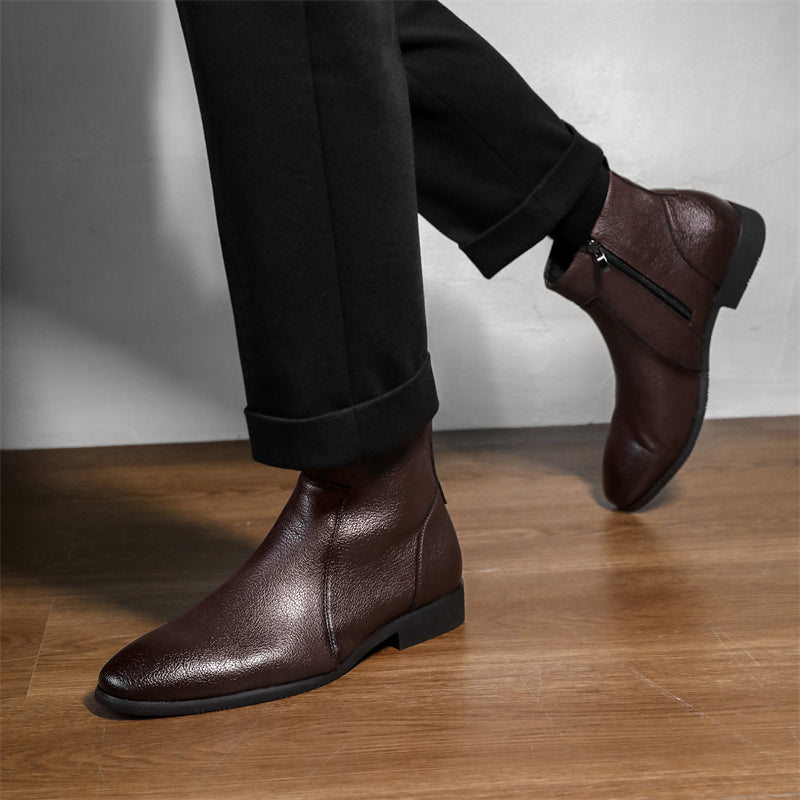 MAVREN BOTTES EN CUIR VÉRITABLE