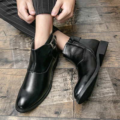 DESEO BOTTES EN CUIR VÉRITABLE