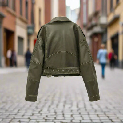 AUVRELLE - VESTE POLYVALENTE EN CUIR DE QUALITÉ