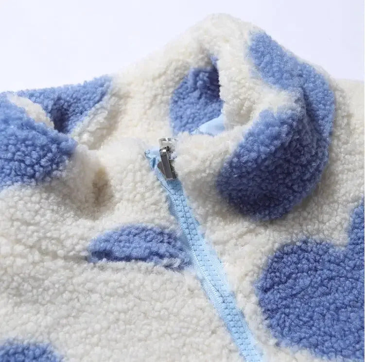 KATHARINA - VESTE RÉVERSIBLE À MOTIFS CŒUR