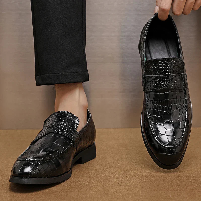 ALSTON - MOCASSINS EN CUIR VÉRITABLE