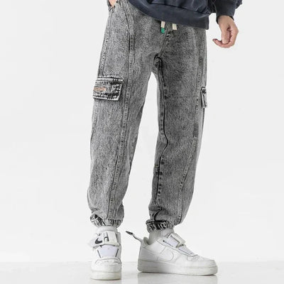 JOGGERS CARGO EN DENIM