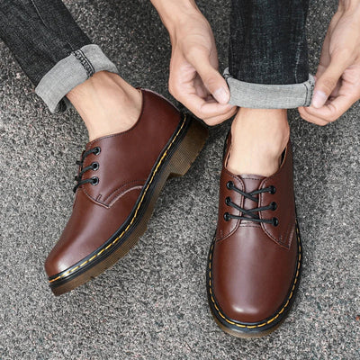 CHAUSSURES OXFORD EN CUIR VÉRITABLE