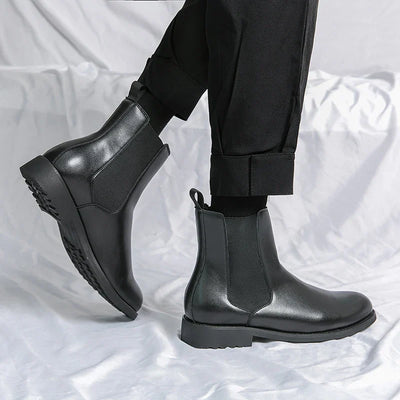 STRIDE BOTTES EN CUIR VÉRITABLE