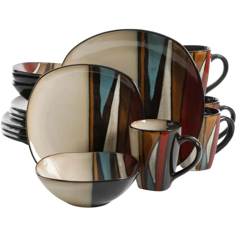 Ensemble de vaisselle 16 pièces