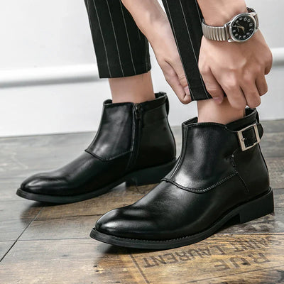 DESEO BOTTES EN CUIR VÉRITABLE