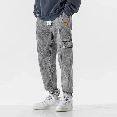 JOGGERS CARGO EN DENIM