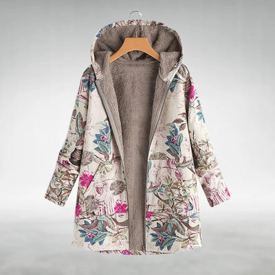FLEURAL – VESTE POLAIRE ÉLÉGANTE À MOTIF FLORAL
