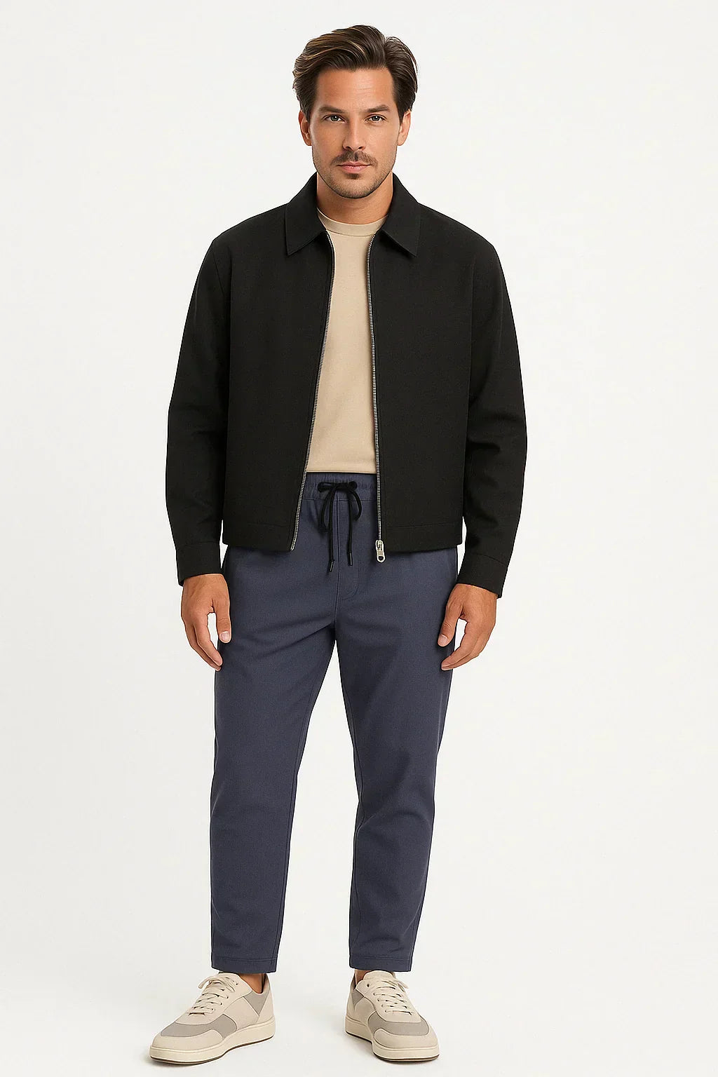 LUCAS - PANTALON COURT EN COTON MODERNE