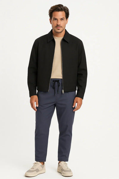 LUCAS - PANTALON COURT EN COTON MODERNE