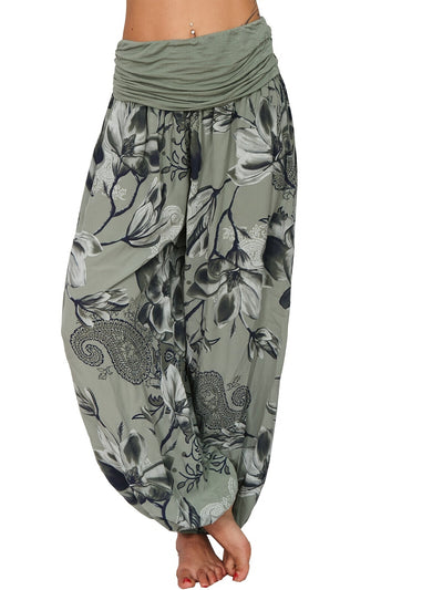 MURI - PANTALON BOHÉMIEN FLORAL ÉLÉGANT