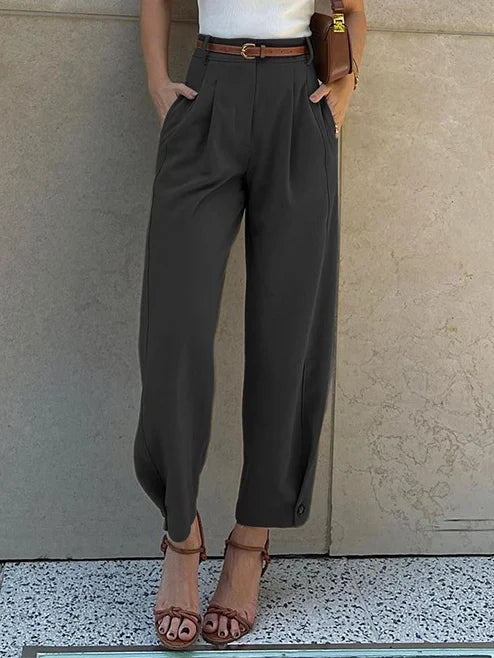 BETHANY - PANTALON ÉLÉGANT À PINCES