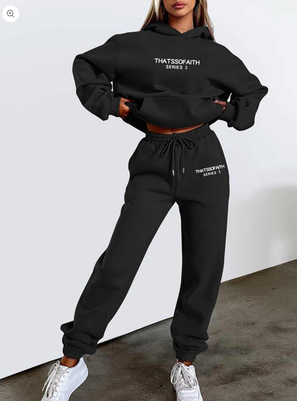 Faylen - Ensemble de jogging à capuche confortable en deux pièces