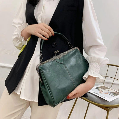 MILA - SAC À MAIN VINTAGE À FERMETURE À CLAPET