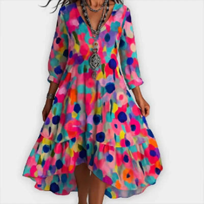 MARINA – ROBE BOHÈME FLEURS V