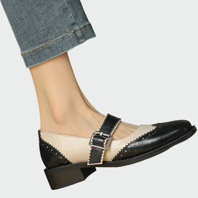 Olivia – Mary Janes en cuir