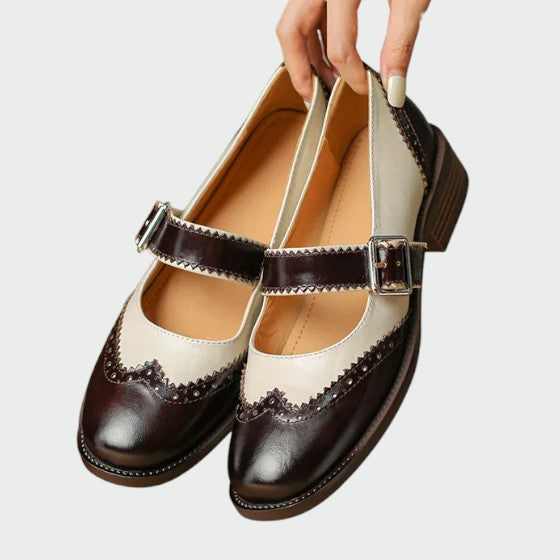 Olivia – Mary Janes en cuir
