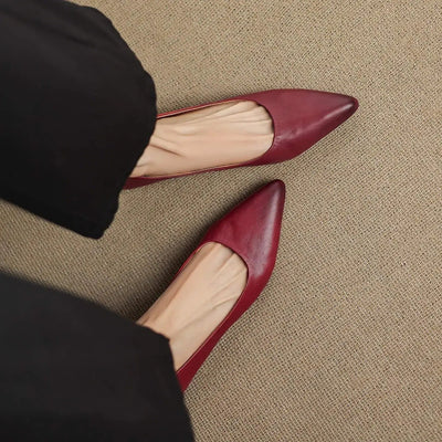 Olavi - Décolleté en Cuir