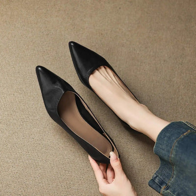 Olavi - Décolleté en Cuir